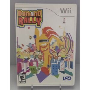 Domino Rally - Nintendo Wii 2009 - Complete in Box (CIB) W/ Manual - Tested